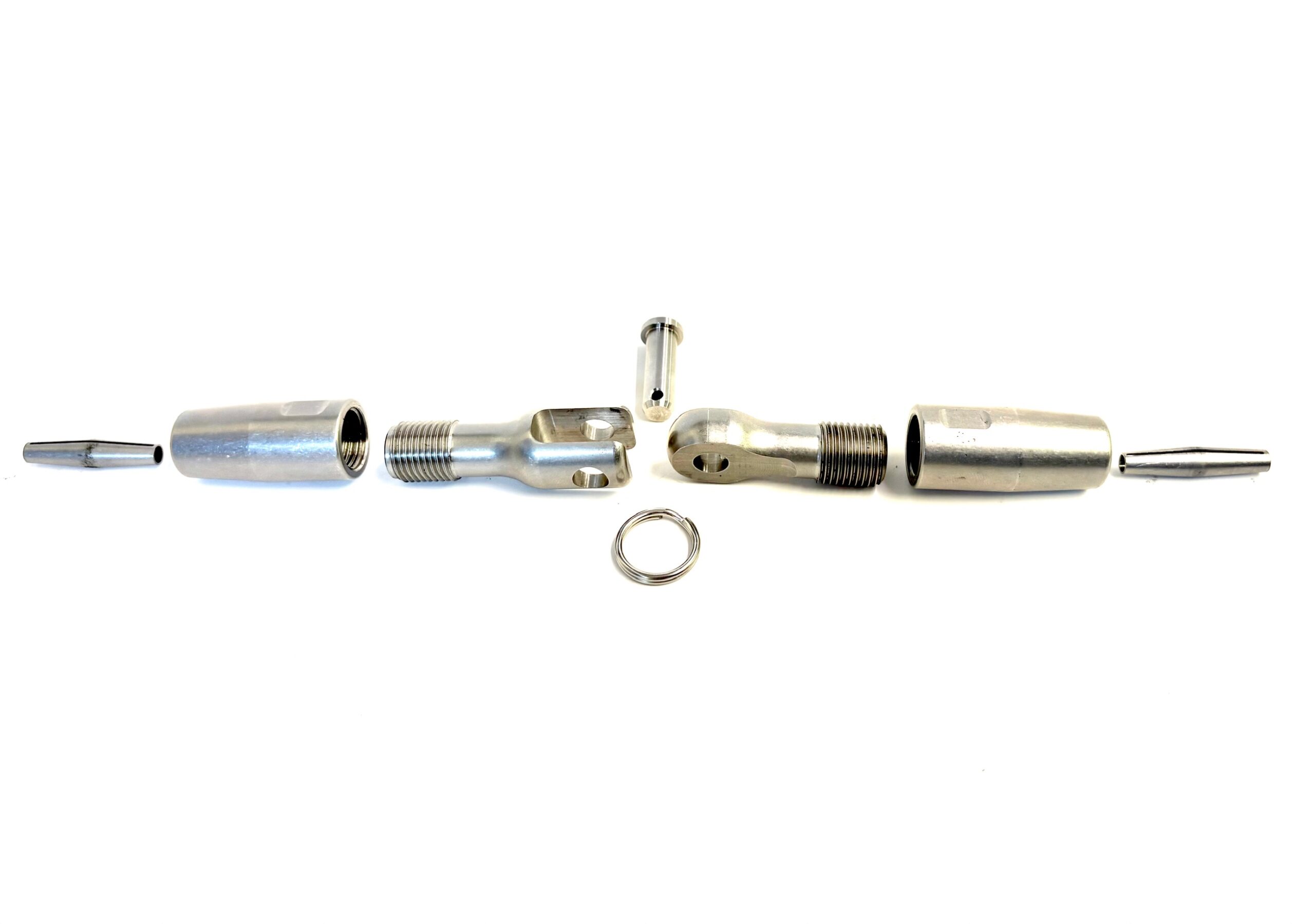 Wire Rope Swage- Jaw fork & Eye terminal set- 316 SS - Image 2